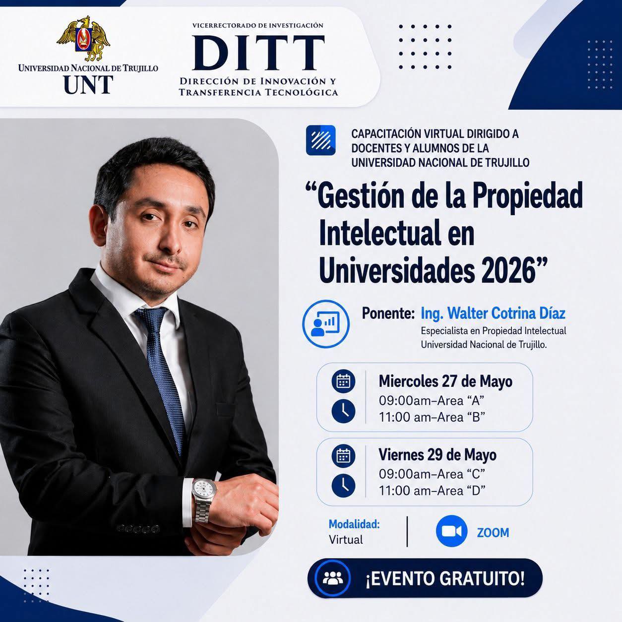 Gestión de la Propiedad Intelectual en Universidades - 2026